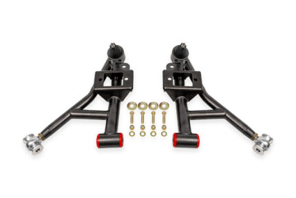 A-arms, lower, DOM, adjustable, polyurethane/Rod end combo BMR Suspension لـ F-Body 1993-2002