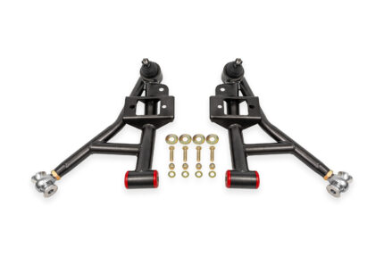 A-arms, Lower, DOM, Adjustable, Polyurethane/Rod End Combo, 1" Lowering BMR Suspension لـ F-Body 1993-2002