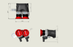 Supercharger Throttle Body or Inlet Magnuson - Dual Throttle Body Inlet System (Camaro / Hot Rod - LS7 / LS3 / LSA)